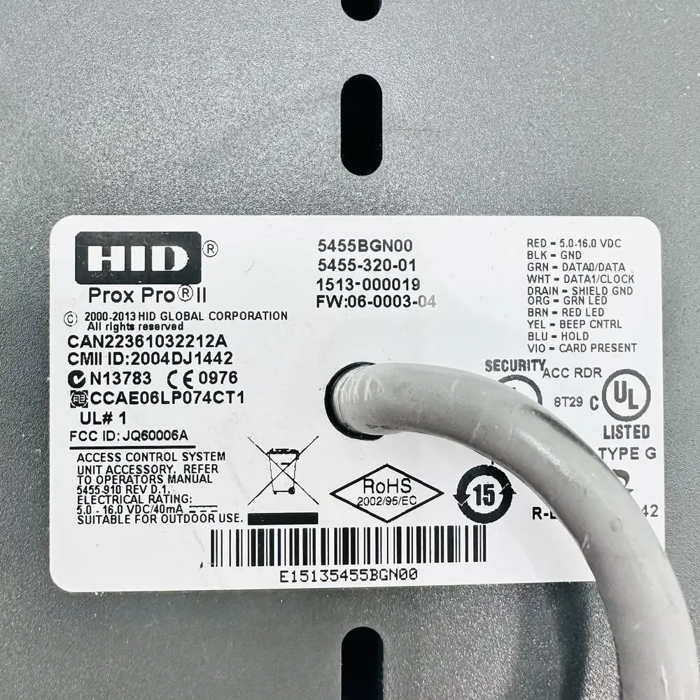 HID proxpro ii